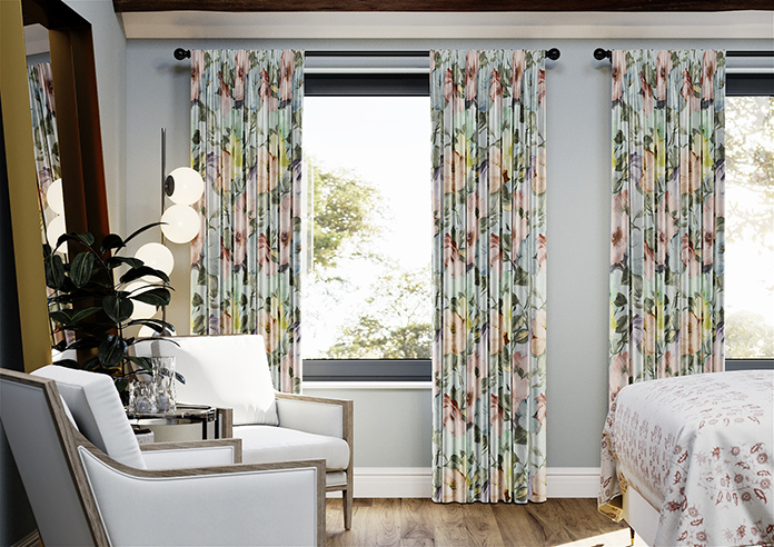 Amelia Faux Silk, Coral Kiss - Made to Measure Curtain - Image 3